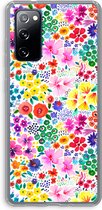 Case Company® - Samsung Galaxy S20 FE / S20 FE 5G hoesje - Little Flowers - Soft Cover Telefoonhoesje - Bescherming aan alle Kanten en Schermrand