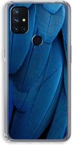 Case Company® - OnePlus Nord N10 5G hoesje - Pauw - Soft Cover Telefoonhoesje - Bescherming aan alle Kanten en Schermrand