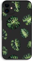 Case Company® - iPhone 11 hoesje - Tropische bladeren - Biologisch Afbreekbaar Telefoonhoesje - Bescherming alle Kanten en Schermrand