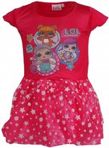 verkleedjurk roze maat 98/104