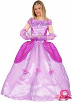 kostuum prinses met make-up meisjes polyester paars maat 134-140
