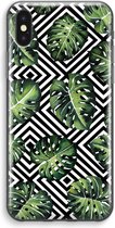 Case Company® - iPhone XS Max hoesje - Geometrische jungle - Soft Cover Telefoonhoesje - Bescherming aan alle Kanten en Schermrand