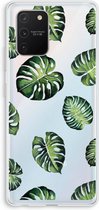 Case Company® - Samsung Galaxy S10 Lite hoesje - Tropische bladeren - Soft Cover Telefoonhoesje - Bescherming aan alle Kanten en Schermrand