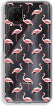 Case Company® - Huawei P40 Lite hoesje - Flamingo - Soft Cover Telefoonhoesje - Bescherming aan alle Kanten en Schermrand