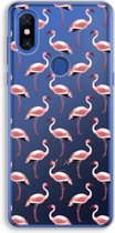 Case Company® - Xiaomi Mi Mix 3 hoesje - Flamingo - Soft Cover Telefoonhoesje - Bescherming aan alle Kanten en Schermrand