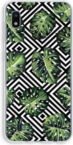 Case Company® - Samsung Galaxy A10 hoesje - Geometrische jungle - Soft Cover Telefoonhoesje - Bescherming aan alle Kanten en Schermrand