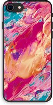 Case Company® - iPhone SE 2020 hoesje - Pastel Echoes - Biologisch Afbreekbaar Telefoonhoesje - Bescherming alle Kanten en Schermrand