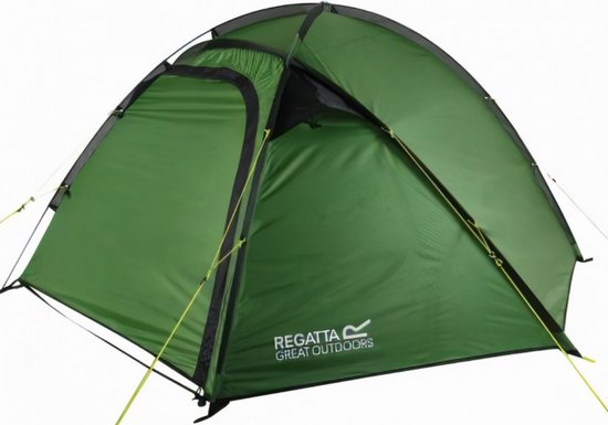Kamp+ 3-persoons Tent - Waterdicht - Montegra - Polyester/polyetheen Groen  - Kamperen... | bol.com
