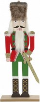 kerstfiguur notenkraker Kyle 50 cm hout bruin