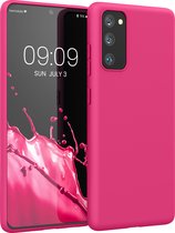 kwmobile telefoonhoesje voor Samsung Galaxy S20 FE - Hoesje voor smartphone - Back cover in neon roze