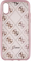 Guess 4G TPU Back Cover voor Apple iPhone X/XS (5.8") - Roségoud