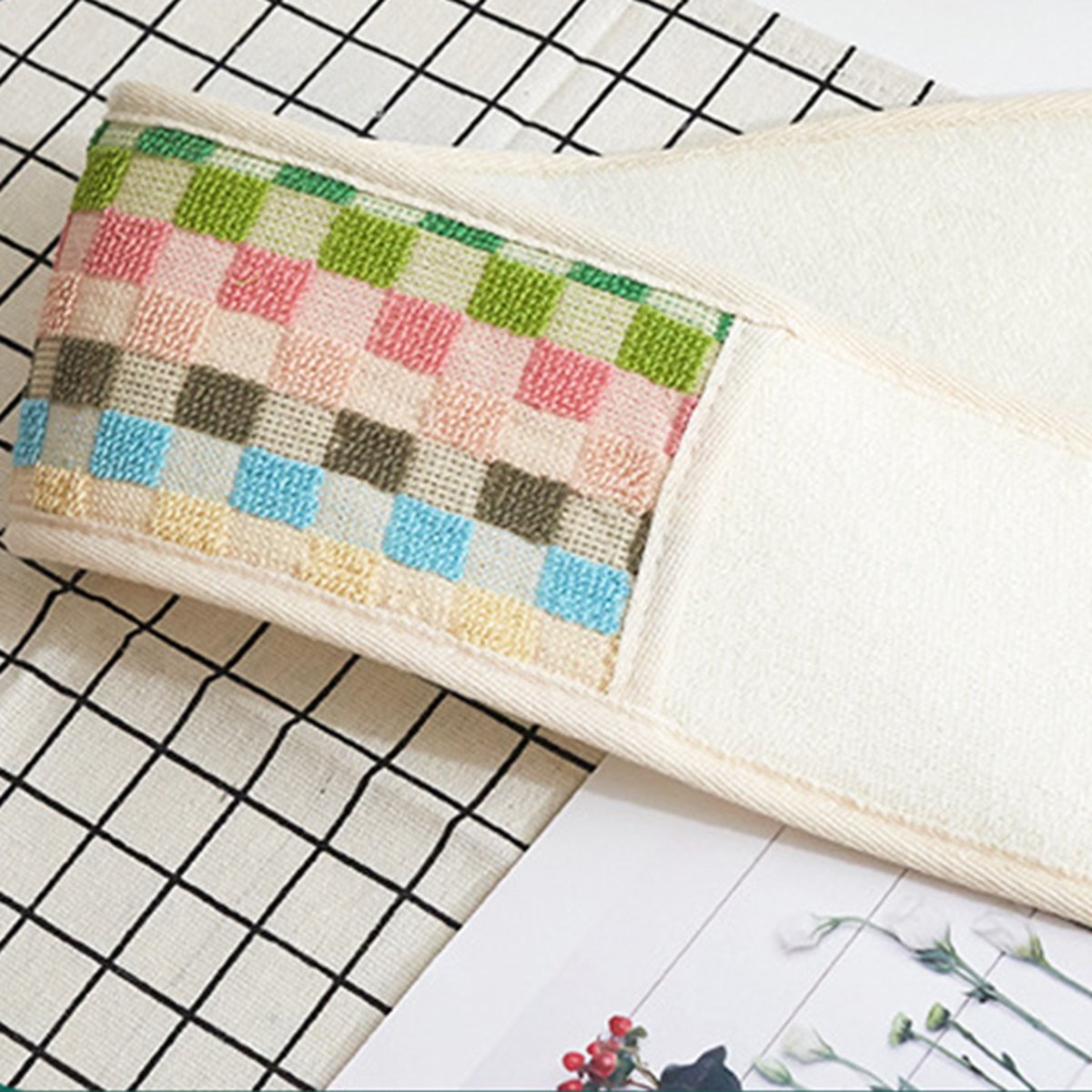 Goedkoopste Rugscrubber regenboog - Massage borstel - Badborstel - rugborstel - Hennep - Scrub - Rug scrubber