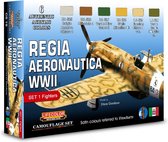 Lifecolor CS19 Italian planes: Regia Aeronautica WWII Set1 + 6 pipetjes 2ml