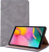 Mobigear Tablethoes geschikt voor Samsung Galaxy Tab A 10.1 (2019) Hoes | Mobigear Ranch Bookcase - Grijs