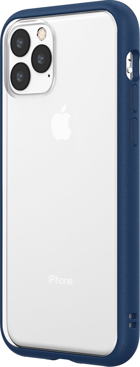Apple iPhone 11 Pro Hoesje - Rhinoshield - MOD NX Serie - Hard Kunststof Backcover - Royal Blue - Hoesje Geschikt Voor Apple iPhone 11 Pro