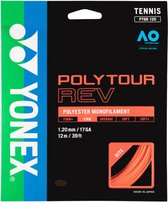 Yonex Polytour REV - set tennissnaar - bright orange - 120mm