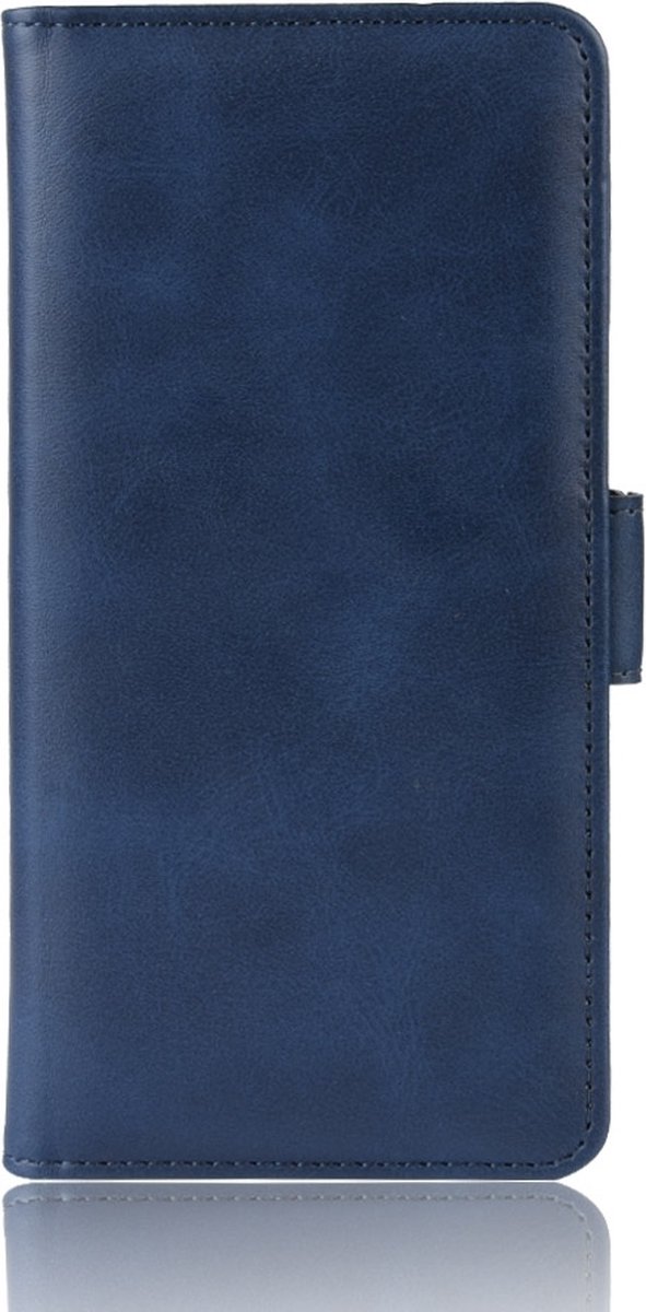 Mobigear Telefoonhoesje geschikt voor Samsung Galaxy A20e Hoesje | Mobigear Slim Magnet Bookcase Portemonnee | Pasjeshouder voor 3 Pasjes | Telefoonhoesje voor Pinpas / OV Kaart / Rijbewijs - Blauw
