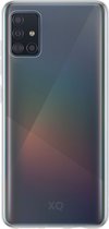 Samsung Galaxy A51 Hoesje - XQISIT - Flex Serie - TPU Backcover - Transparant - Hoesje Geschikt Voor Samsung Galaxy A51
