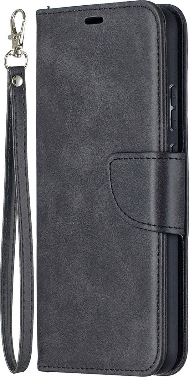 Mobigear Telefoonhoesje geschikt voor Nokia 5.4 Hoesje | Mobigear Excellent Bookcase Portemonnee | Pasjeshouder voor 3 Pasjes | Telefoonhoesje voor Pinpas / OV Kaart / Rijbewijs - Zwart