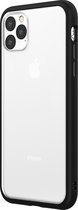 Apple iPhone 11 Pro Max Hoesje - Rhinoshield - MOD NX Serie - Hard Kunststof Backcover - Transparant / Zwart - Hoesje Geschikt Voor Apple iPhone 11 Pro Max