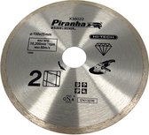Piranha diamantzaagblad voor tegels en keramiek - Ø 150 mm - Asgat 25 mm - Volle rand - X38022