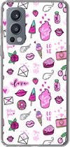 Coque OnePlus Nord 2 5G - Meiden - Amour - Glace - Motifs - Coque en Siliconen -
