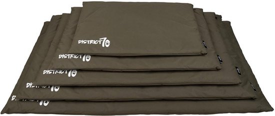 Benchkussen - Van Waterafstotend & Afwasbaar All Season Materiaal en Fleece - District 70 LODGE in 3 Kleuren van S tot XXL - Kleur: Army groen, Maat: L - 93 x 62 x 6 cm