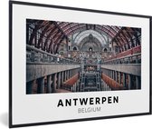 Fotolijst incl. Poster - Antwerpen - België - Architectuur - 30x20 cm - Posterlijst