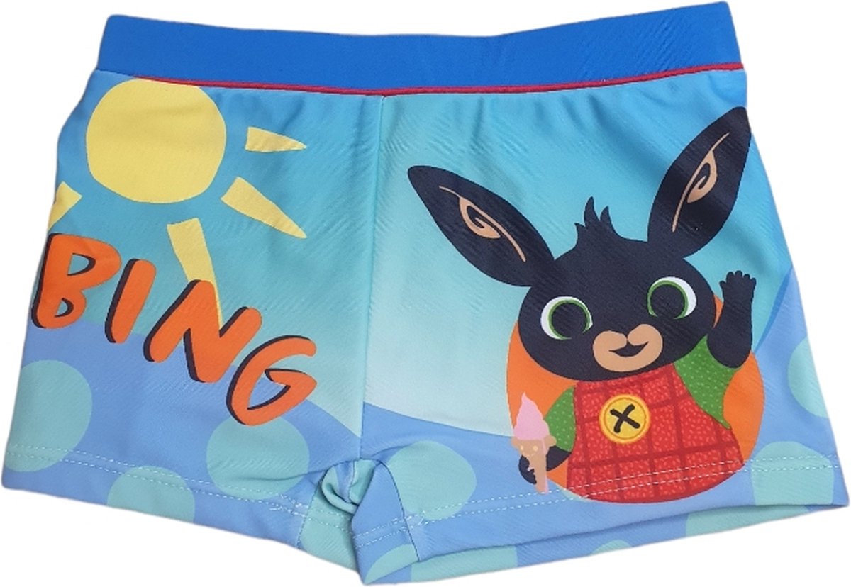 Bing Bunny - Zwembroek Bing Bunny - jongens - blauw- maat 104