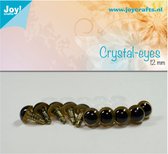 Joy!Crafts Kristallen ogen - Beige - 12mm