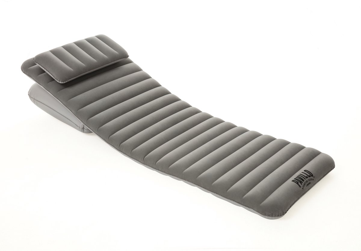 Bestway Luchtbed - Flexchoice - 1-Persoons - 191 x 70 x 105 CM - 3-in-1 Luchtmatras - Kamperen - PVC - Grijs