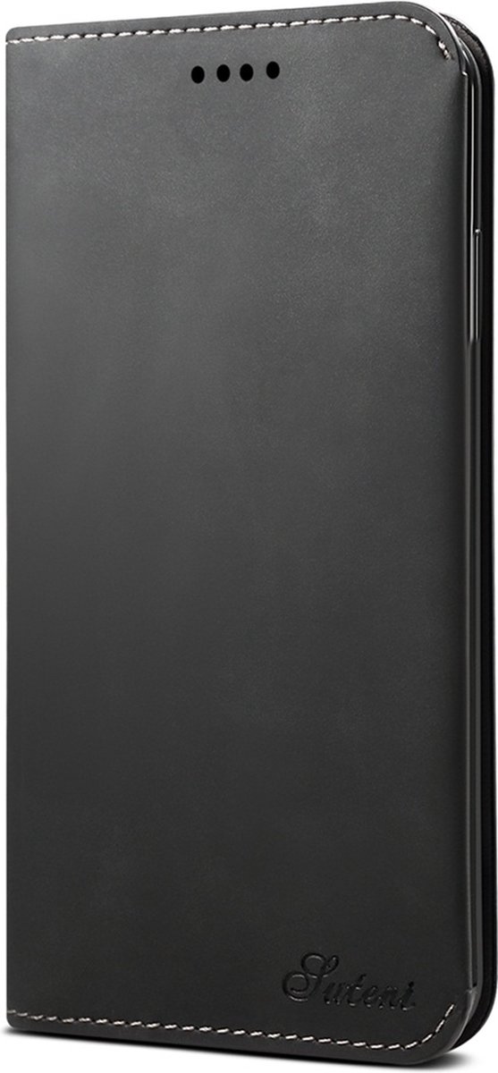 Suteni Art Telefoonhoesje geschikt voor Apple iPhone 11 Pro Hoesje Bookcase - Zwart