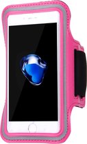 Mobigear Telefoonhoesje geschikt voor Telefoonhouder Hardlopen Apple iPhone 7 Sport Hoesje Neopreen | Mobigear Sportarmband - Roze