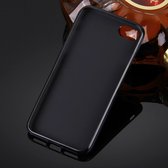 Mobigear Hoesje geschikt voor Apple iPhone SE (2020) Telefoonhoesje Flexibel TPU | Mobigear Colors Backcover | iPhone SE (2020) Case | Back Cover - Zwart
