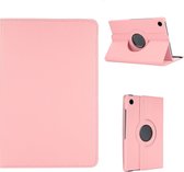 Revolving Samsung Tab A8 Case - Tab A8 10.5 (2022) Case Soft Pink - Coque pour Samsung Galaxy Tab A8 10.5 (2022) - SM-X200 Eco- Cuir - Protection intégrale jusqu'à 2 mètres