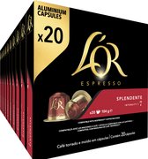 L'OR Espresso Splendente Koffiecups - 7/12 Intensiteit - 10 x 20 capsules met grote korting