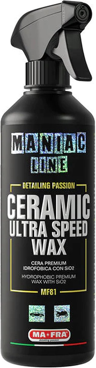 Mafra Maniac Line - Ceramic Ultra Speed Wax - Hydrophobic Premium Wax Met Sio2