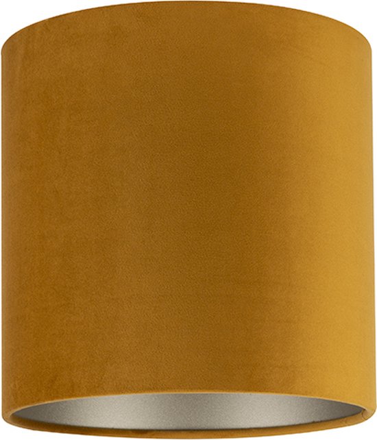 Lampenschirm Velours Gold, 25 Cm Hoch - Für Pendel- & Stehlampen