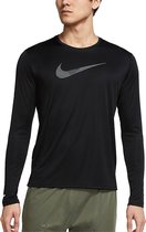 Nike - Dri-Fit UV Run Division - Zwarte sportshirt -S