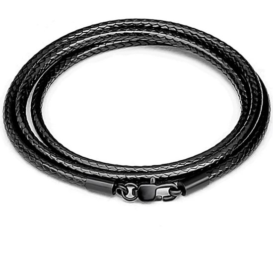 Basic-Luxe-55cm-Zwart-Zwart-Ketting-Charme Bijoux