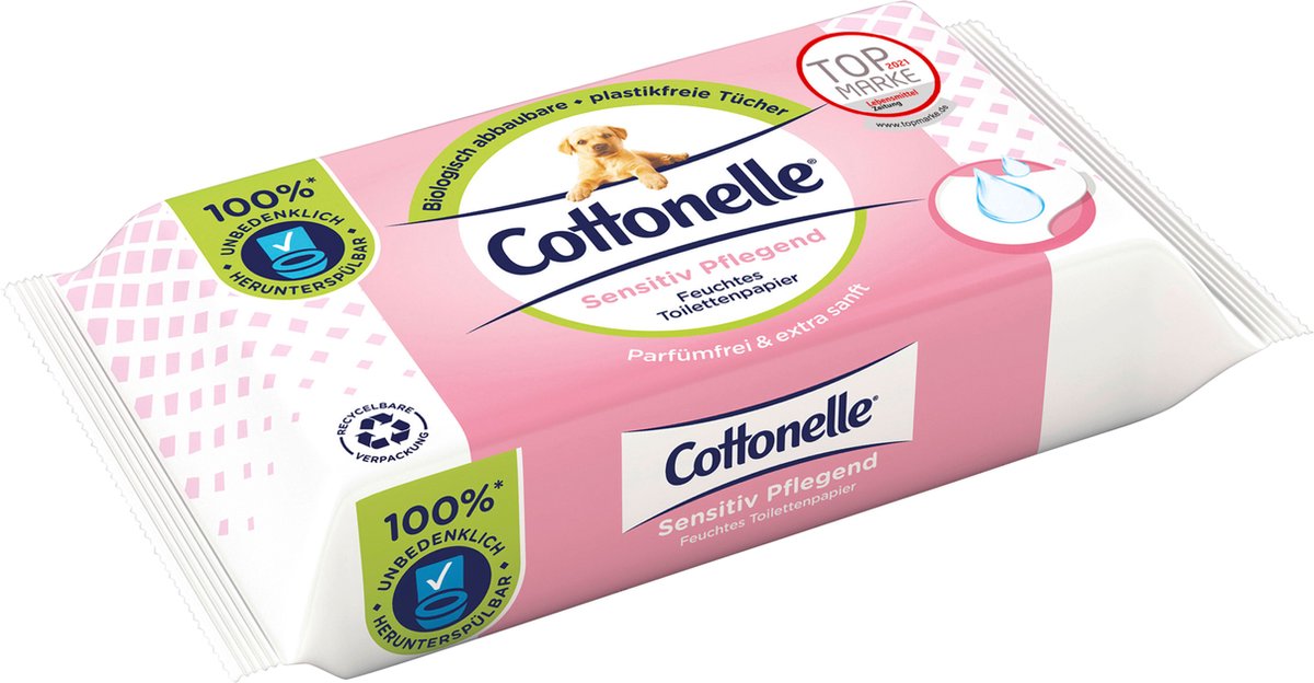 Page Sensitive papier toilette humide (42 lingettes)