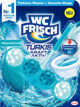 WC-Frisch Toiletblok turquoise power active zeefrisheid, 1 st