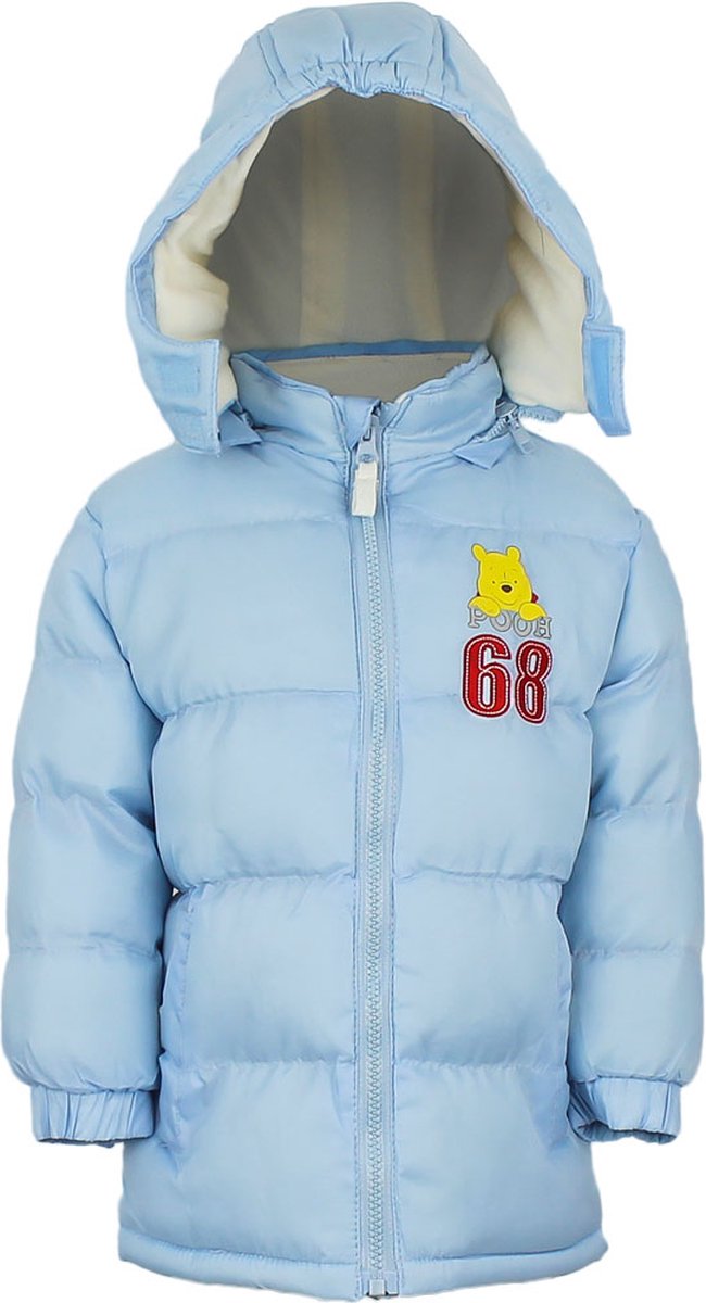 Disney's Winnie de Pooh winterjas, gewatteerd, blauw, maat 80 ( ca. 18 maanden )