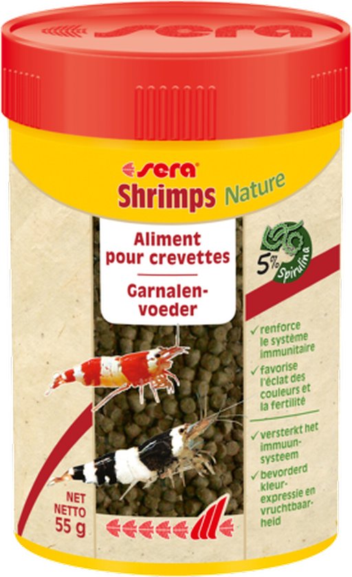 Sera shrimps natural 100ml voer voor garnalen