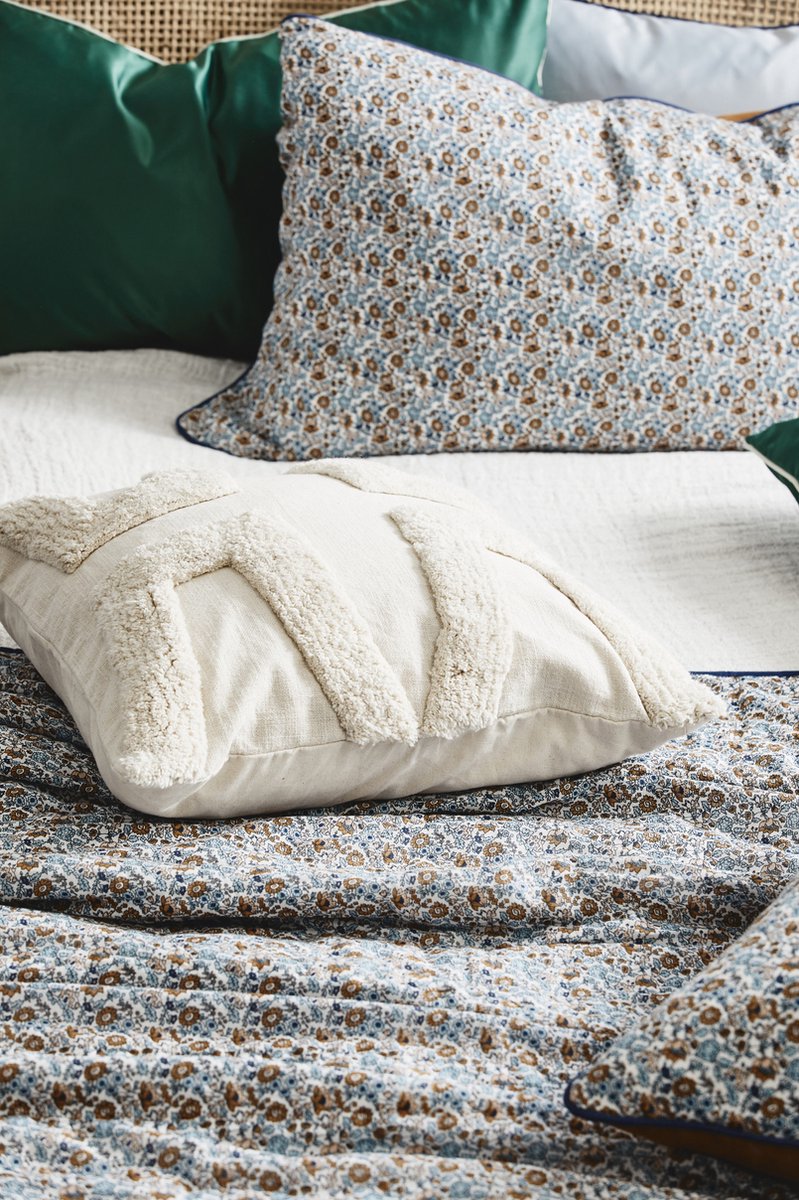 Plaid Ry blauw/bruin 140 x 210