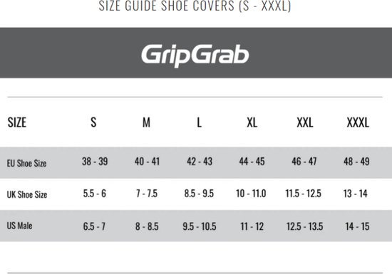 GripGrab - Arctic Waterproof Deep Winter Shoe Cover - Zwart - Unisex - Maat XL - GripGrab