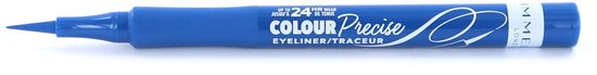 Rimmel Colour Precise eyeliner in blauw. Houdt tot 24 uur.