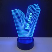 3D LED Lamp - Letter Met Naam - Vincenzo