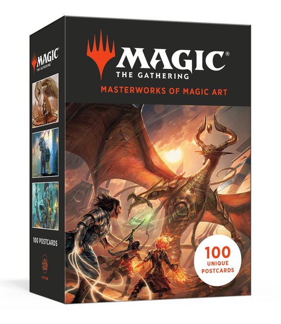 Magic The Gathering Postcard Set - 100 unieke art kaarten voor