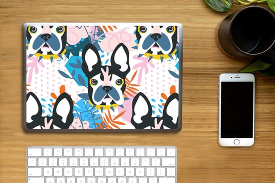 Sticker ordinateur portable - 13,3 pouces - Motifs - Chien - Plante - Garçons - Filles - Enfants - Enfant